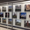 Picture of Signatures of Loudoun award poster hanging in Dulles Airport lobby