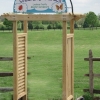 Arbor entrance to field